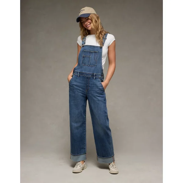 AE Stretch Stovepipe Overall - Indigo