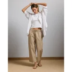 AE77 Premium Pull-On Poplin Pant - Khaki