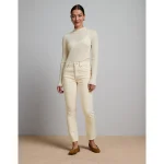 AE77 Premium Straight Crop Jean - Natural