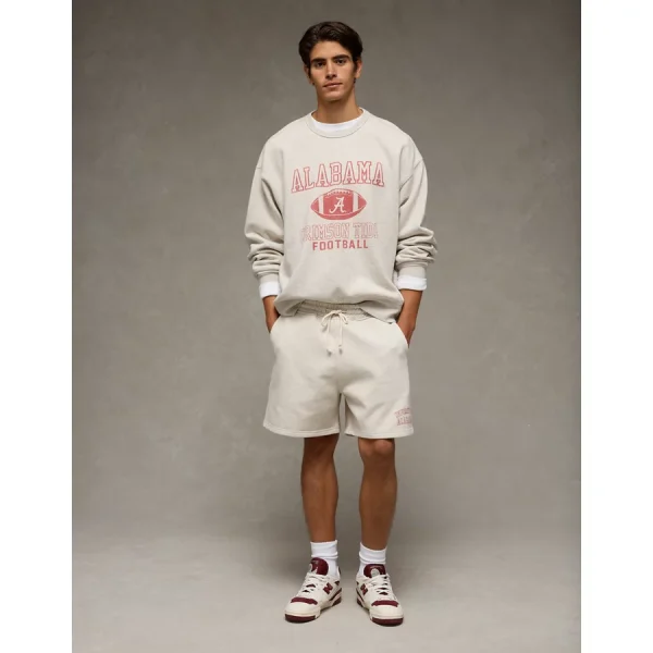 AE Alabama Crimson Tide Graphic Sweatshirt - Oatmeal Heather