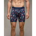 AEO Men's Snoopy 6" Flex Boxer Brief - Navy