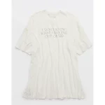 Aerie Sleep Happens Night Tee - Soft Muslin