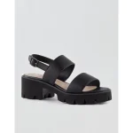 BC Footwear Women's Left Unsaid Platform Sandal - Black