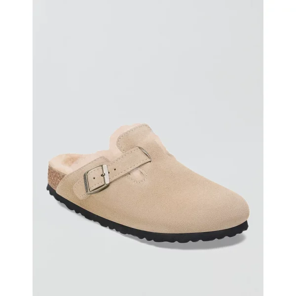 Birkenstock Boston Shearling Clog - Tan