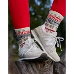 OFFLINE By Aerie Crew Socks - Red Sand