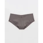 SMOOTHEZ No Show Cheeky Underwear - Shell Gray