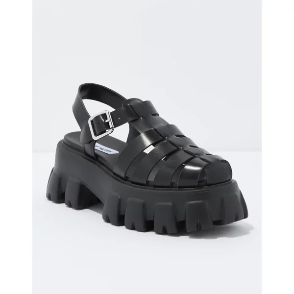 Steve Madden Fisherman Sandal - Black