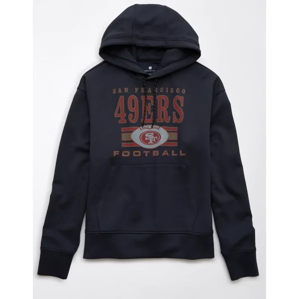 AE NFL San Francisco 49ers Hoodie - Black Magic