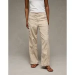 AE Stretch High-Rise Utility Stovepipe Pant - Beige