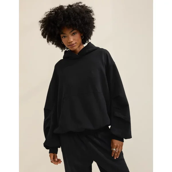 Aerie Jet Setter Hoodie - True Black