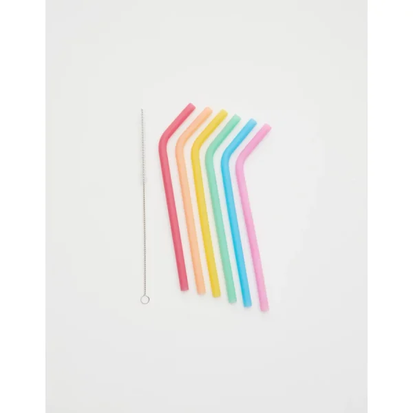 Core Home Colorful Drinking Straws - Multi