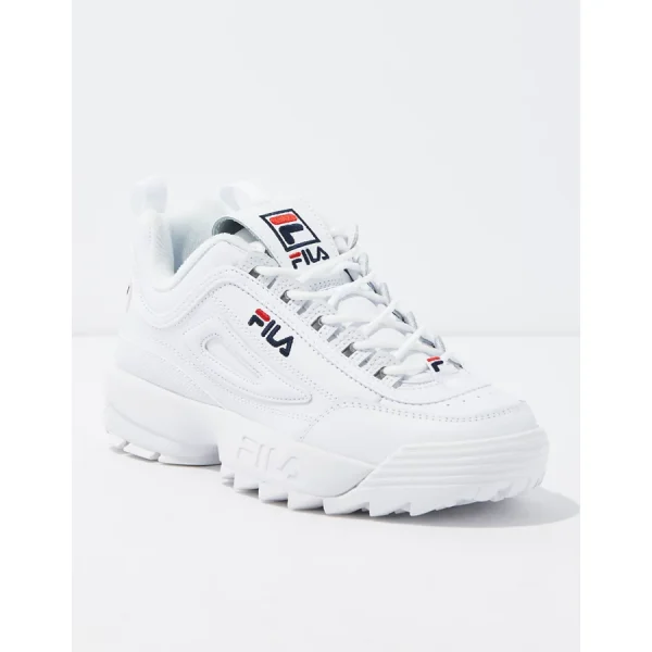 FILA Women's Disruptor II Premium Sneaker - White