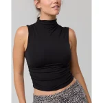 OFFLINE By Aerie Real Me XTRA Mock Neck Tank Top - True Black