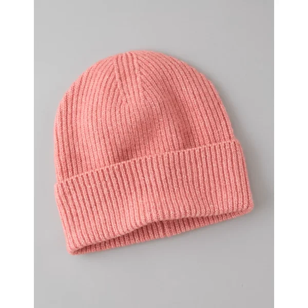 AE Cozy Ribbed Beanie - Peach Pop