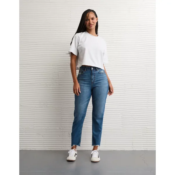 AE Curvy Mom Jean - Simply Dark