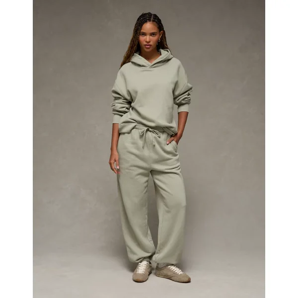 AE Everyday Luxe Hoodie - Olive Fun