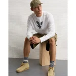 AE Icon Long-Sleeve T-Shirt - White