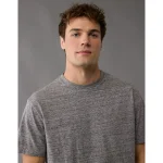 AE Logo Lived-In T-Shirt - Grey