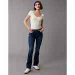 AE Next Level High-Waisted Skinny Kick Jean - Dark Shadow