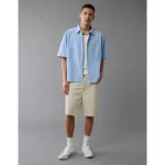 AE Poolside Button-Up Shirt - Light Blue