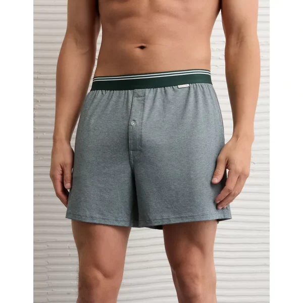 AEO Men's Ultra Soft Pocket Boxer Short - Pine