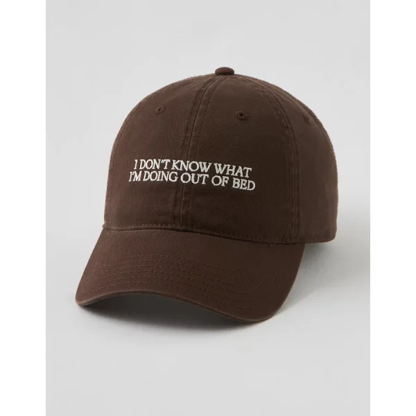 Aerie Graphic Baseball Hat - Deep Earth