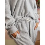 Aerie Sherpa Trouser - Medium Heather Gray
