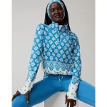 OFFLINE By Aerie Warmup Quarter Zip - Sky Blue