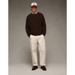 AE Cozy Cabin Crew Neck Sweater - Brown