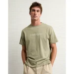 AE Lightweight Icon Logo Graphic T-Shirt - Leaf Green
