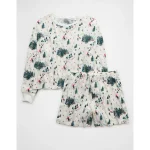 AE Luxe Plush Holiday PJ Set - Chalk