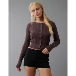 AE Next Level Denim Micro Short - Black