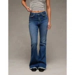 AE Next Level Super High-Waisted Flare Jean - Moody Blues