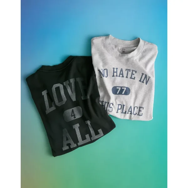 AE Pride Graphic T-Shirt - Light Heather Gray