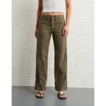 AE Stretch High-Waisted Utility Stovepipe Pant - Bunker Olive