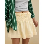 Aerie Feeling Femme Mini Skirt - Yellow Notes