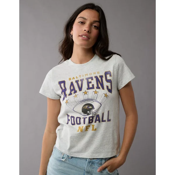 NFL Baltimore Ravens Graphic T-Shirt - Heather Gray