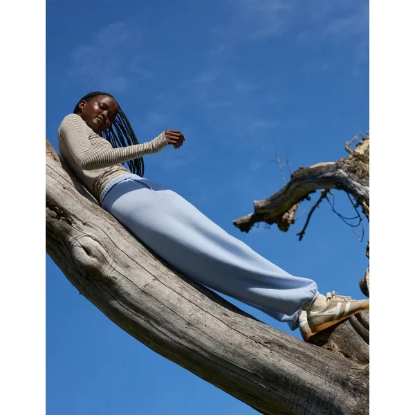 OFFLINE By Aerie Cloud Fleece Baggy Jogger - Eyelet Blue