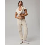 OFFLINE By Aerie Cloud Fleece Classic Jogger - Heather Frost