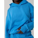 OFFLINE By Aerie Cloud Fleece Nylon Hoodie - Sky Blue