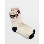 OFFLINE By Aerie Crew Socks - Emotional Blue