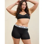 Superchill Cotton High Waisted Logo Boxer Underwear - True Black