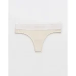Superchill Cotton Logo Thong Underwear - Heather Frost