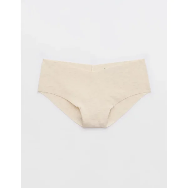 Superchill No Show Cotton Cheeky Underwear - Heather Frost