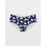 Superchill No Show Cotton Cheeky Underwear - Marbled Blue