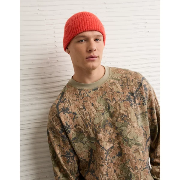 AE Cozy Shaker Stitch Beanie - Orange