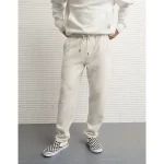 AE 24/7 Relaxed Open-Hem Pant - Heather Frost