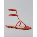 AE Skinny Strap Gladiator Sandal - Cherry