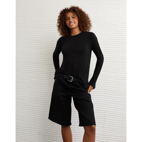 AE Soft & Sexy Long Sleeve T-Shirt - True Black