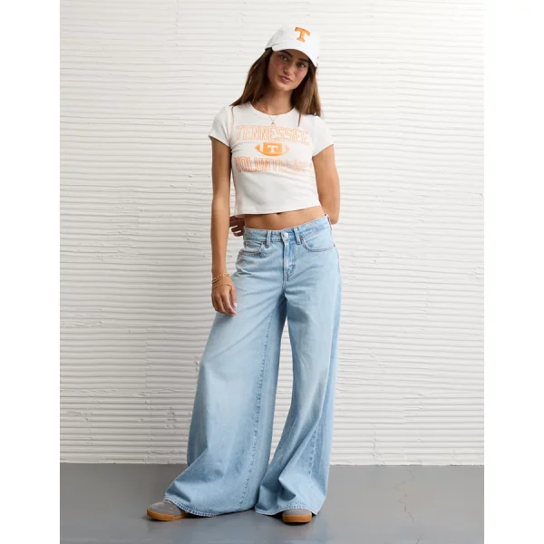 AE Tennessee Volunteers Graphic Cropped Baby Tee - White